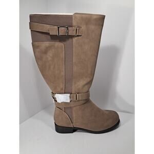 JustFab Women’s Flat Boots Size 8 Color Portabella